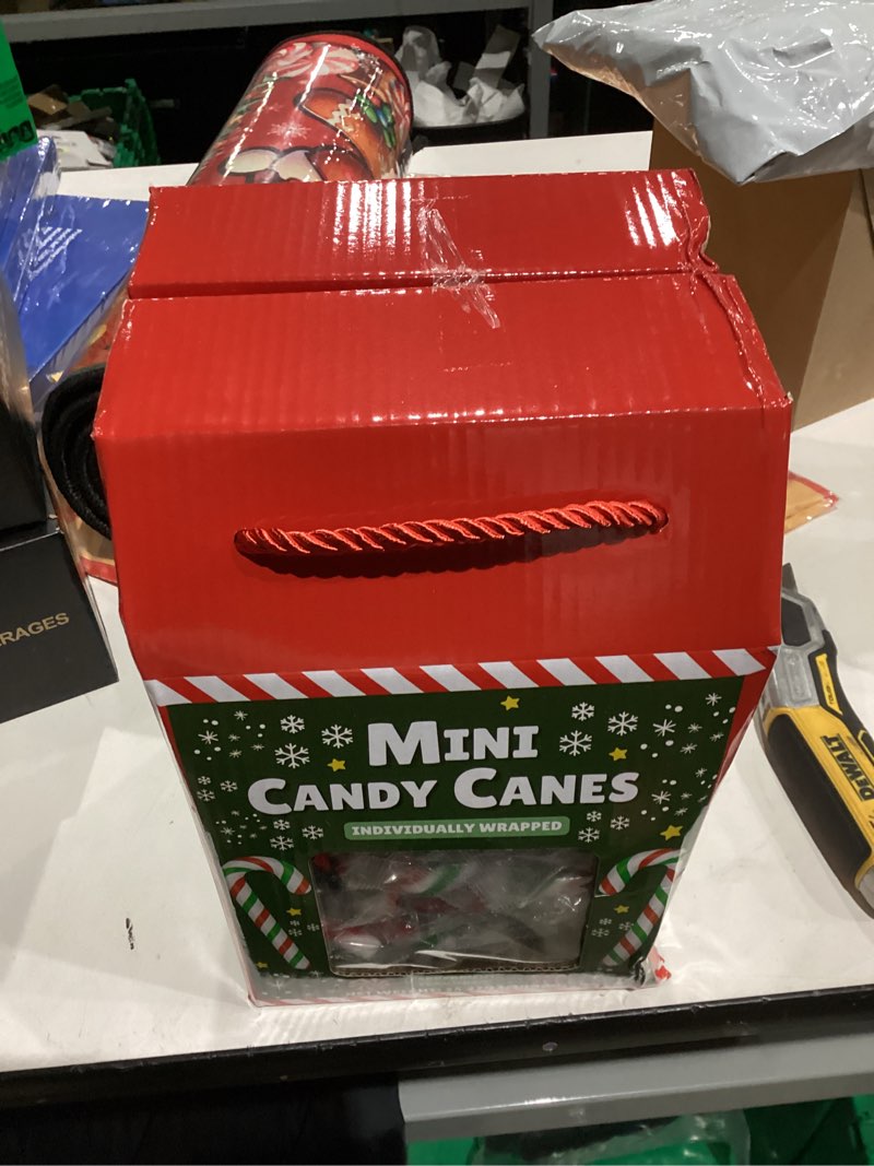 Condition photo showing New/Like New for Sweetzo Bulk Individually Wrapped Mini Candy Canes, Classic Christmas Candies, Peppermint Flavored (200 Pieces)