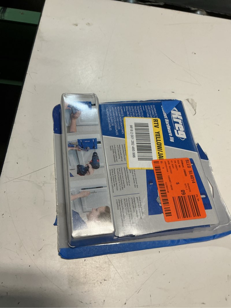 Condition photo showing As Is for kreg cabinet hardware jig 1 pc