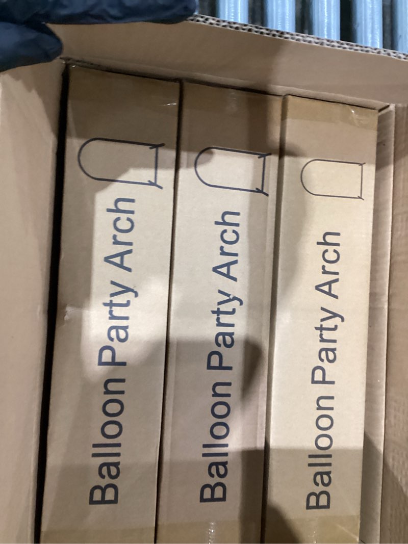 Condition photo showing New/Like New for Hemmotop Metal Arch Backdrop Stand, 7.2FT+6.6FT+6FT Wedding Arches for Backdrop, Gold Background Arch Stands Set of 3, Flower Arches Frame for Birthday Party, Baby Shower, Graduation, Garden Décor 7.2x4 ft (HxW), 6.6x3.3 ft (HxW), 6x2.6 ft (HxW)