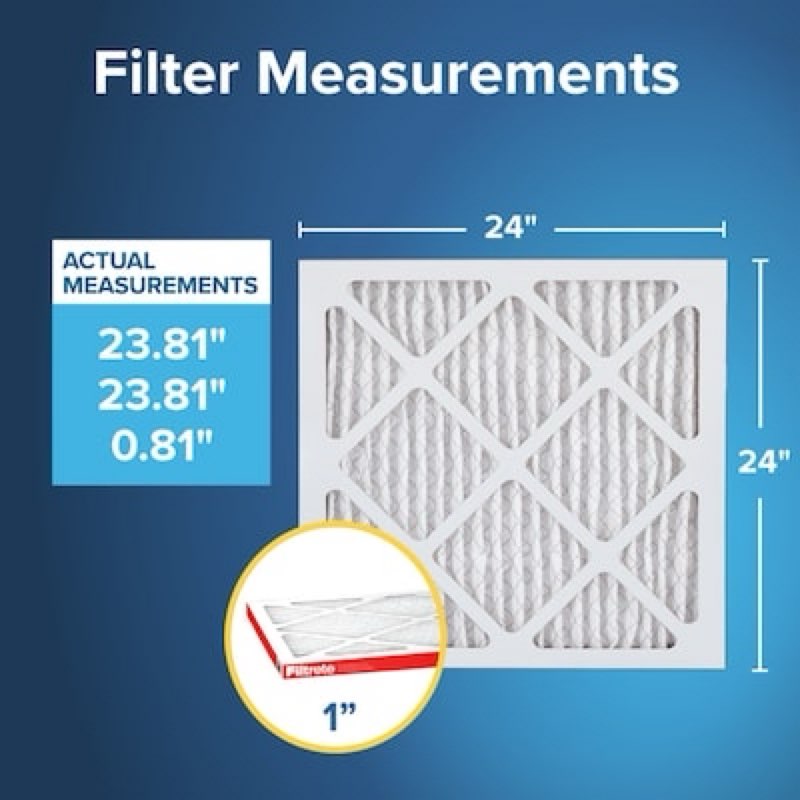 Filtrete 24 x 24 x 1 MERV 11 1085 MPR Allergen Defense Extra Electrostatic pleated Air Filter