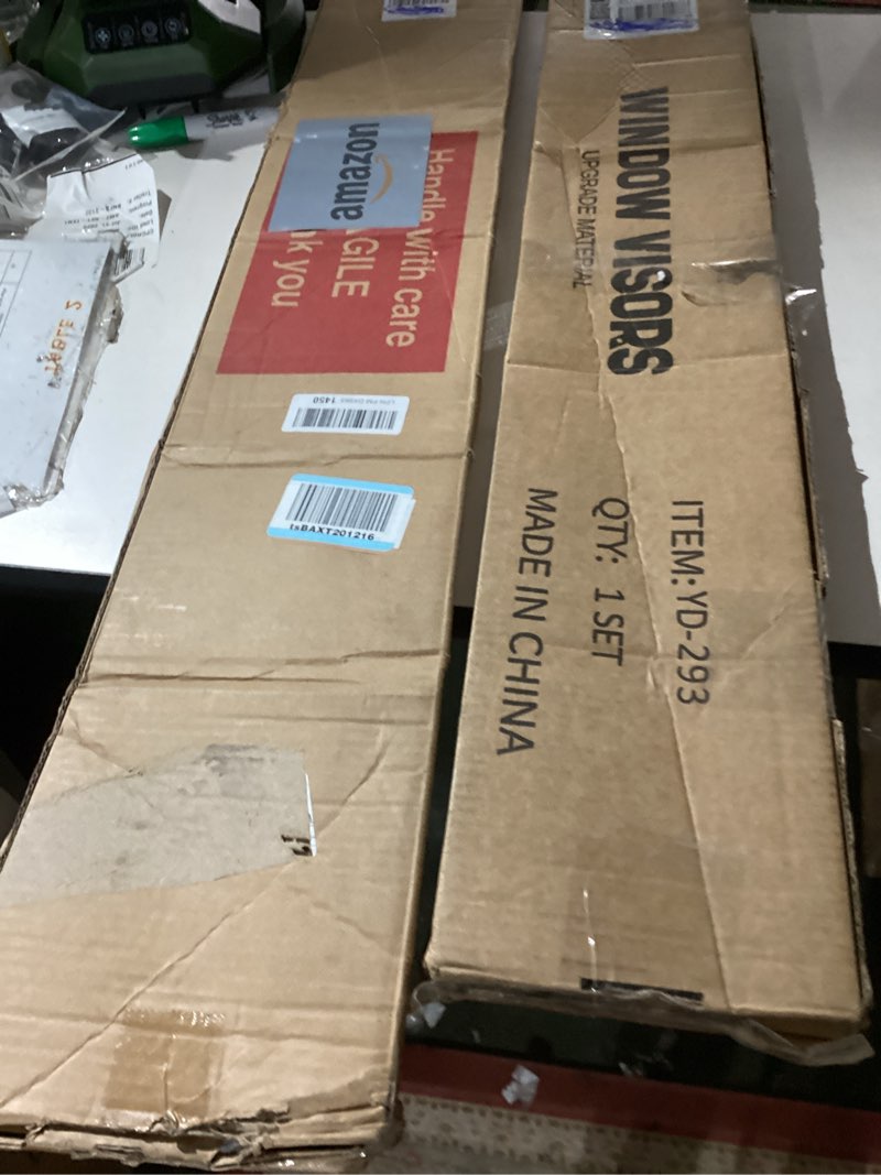 Assorted car visors