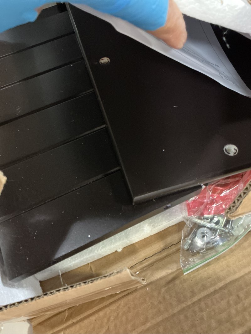 Condition photo showing Good Condition for Kings Brand Dark Cherry Finish Wood Bedroom Step Stool With Storage
