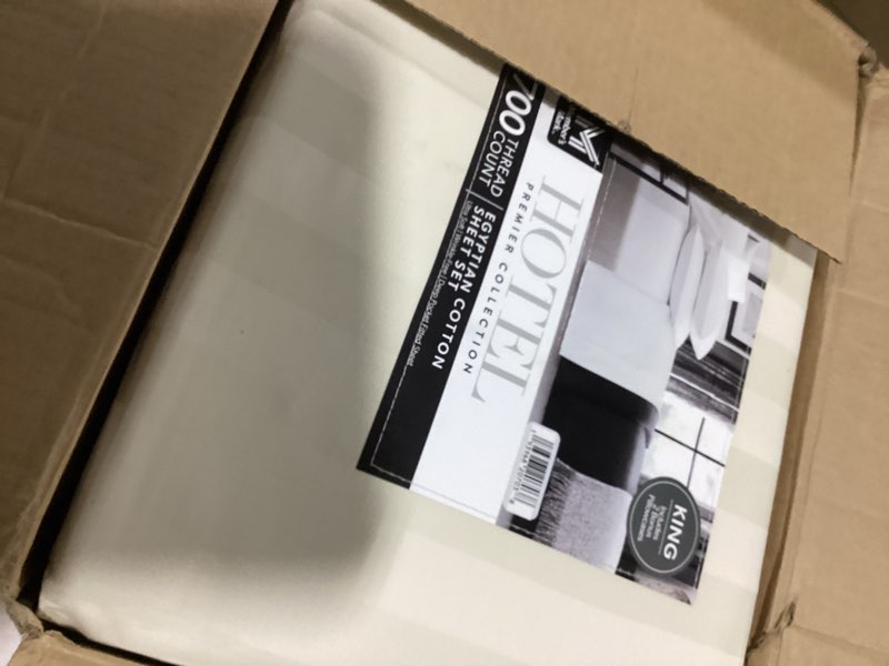 Condition photo showing Good Condition for urbanhut 700 thread count egyptian cotton sheets queen size, 4pc sheet set soft luxury bed sheets for queen size bed, sateen weave hotel sheets, 16'' elasticized deep pocket - white ultra luxury 700tc queen white