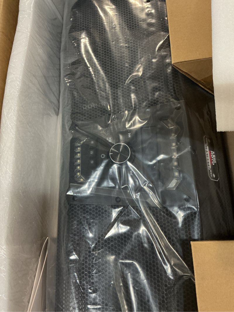 Condition photo showing Good Condition for kemimoto utv sound system compatible with pro-fit ranger general defender | midnight 90 all-in-one radio system, dual subwoofer & 230+ dynamic rgb lights, 800w max power, ip66, bt 5.3,3 ways to control