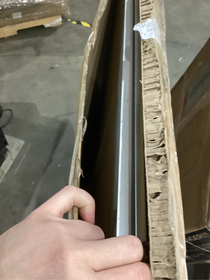 Condition photo showing Good Condition for Enclosed Bulletin Board 48" x 36" Weather Resistant Lockable Enclosed Notice Cork Case Display Board Wall Mounted 2 Locking Door Aluminum Frame for School Classroom Commercial, 12 x A4(Brown)