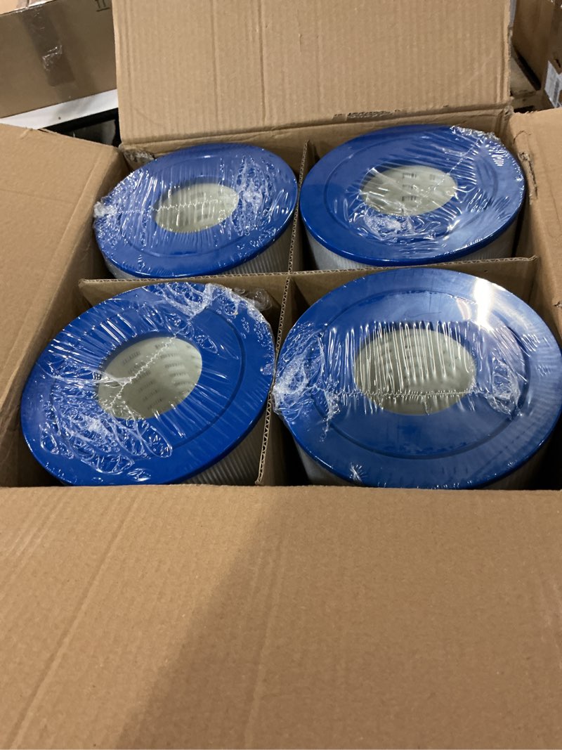 Condition photo showing New/Like New for cryspool® 07077 filter compatible with ccp420, clean and clear plus 420, pcc105-pak4, r173576, 570-0425-07, c-7471, 178584, 817-0106, fc-6470, 4×105 sq. ft pool filter cartridges, 4 pack