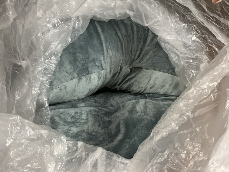 Condition photo showing As Is for Pregnancy Pillows for Sleeping, 45.3 Inch Pregnancy Massage Pillow Full Body Pillow with Removable C