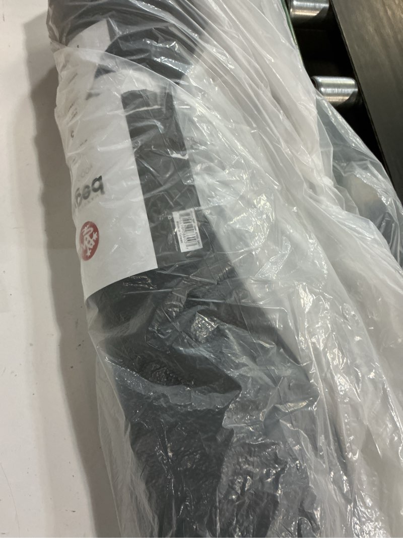 Condition photo showing Good Condition for manduka begin yoga mat 68" - 5mm cushioning | comfortable, lightweight & reversible with alignment stripe | budget-friendly | 68 x 24 inches steel grey mat