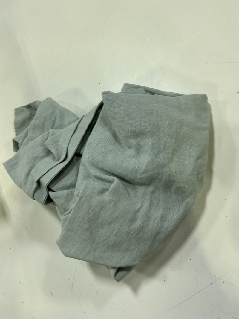 Condition photo showing As Is for quince european linen euro sham, euro, mist