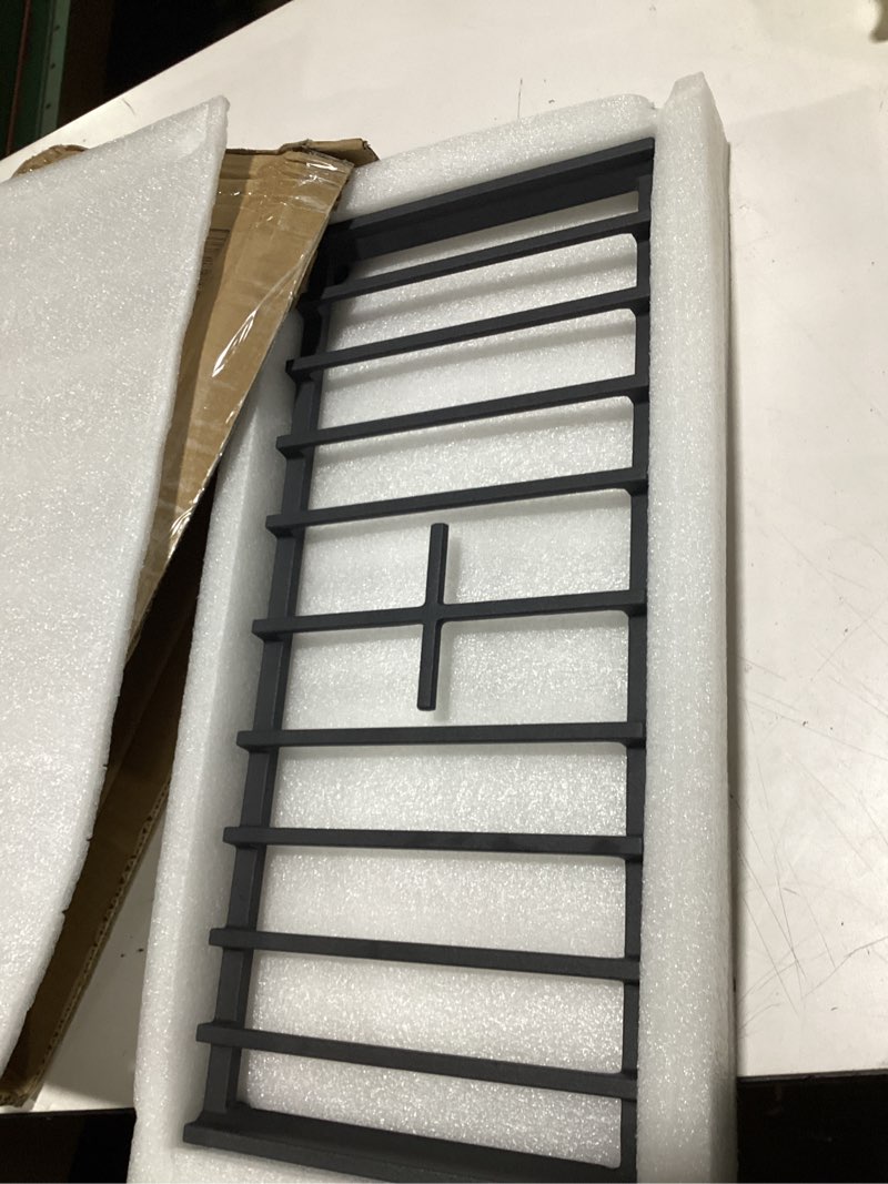 Condition photo showing Good Condition for Premium WB31X27150 Cast Iron Gas Stove Burner Grate Replacement for GE Range Surface Stove Top Burner Center Grate Parts JXGRATE1 19.2"x9" WB31X24737 General Electric Stove Parts Cooktop Grate Rack