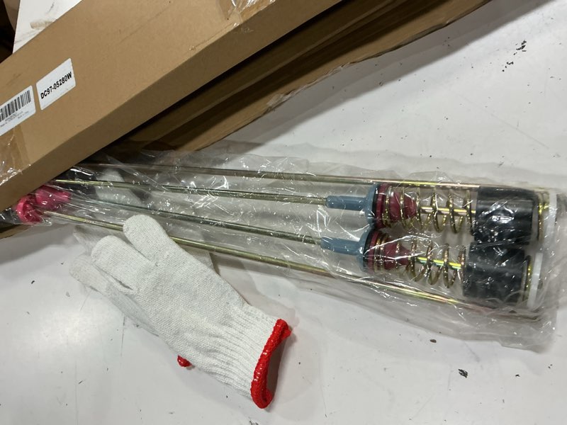 Condition photo showing Good Condition for upgraded washer suspension rods for samsung wa50r5400av/us wa50r5400aw/us wa45t3200aw/a4 wa45n3050aw/a4 wa50r5200aw/us wa400pjhdwr/aa washing machine, replace dc97-16350u dc97-16350s dc97-05280w