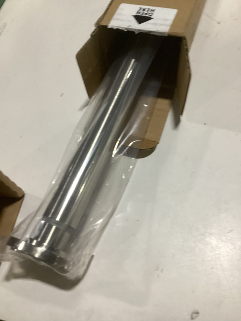 Condition photo showing New/Like New for ivilon tension curtain rod - spring tension rod for windows or shower, 24 to 36 inch. brushed nickel 24" to 36" brushed nickel