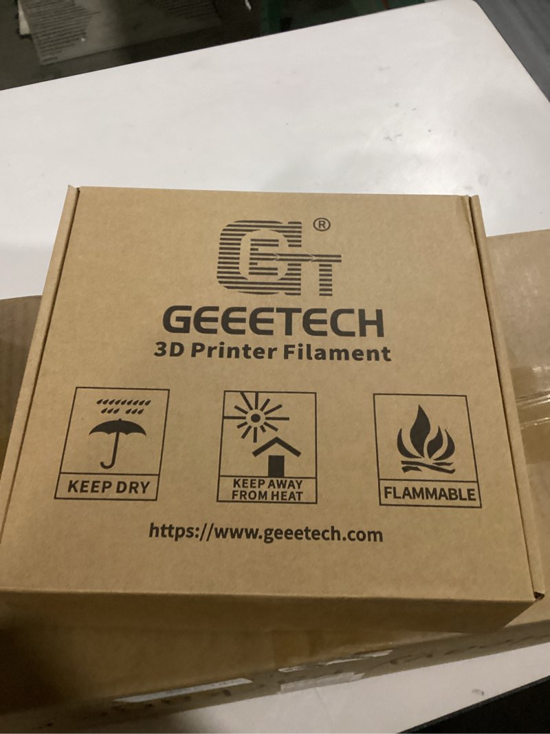 GEEETECH 6KG 3D Printer Filament Bundle - White PLA Filament 1.75mm ±0.02mm (6 Spools, 1KG Each) - H