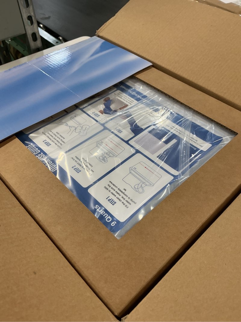 Condition photo showing New/Like New for shoulder ice machine rotator cuff cold therapy, ice machine for shoulder after surgery post-surgery care, timer, compression pad 9-quart shoulder pad 9-quart