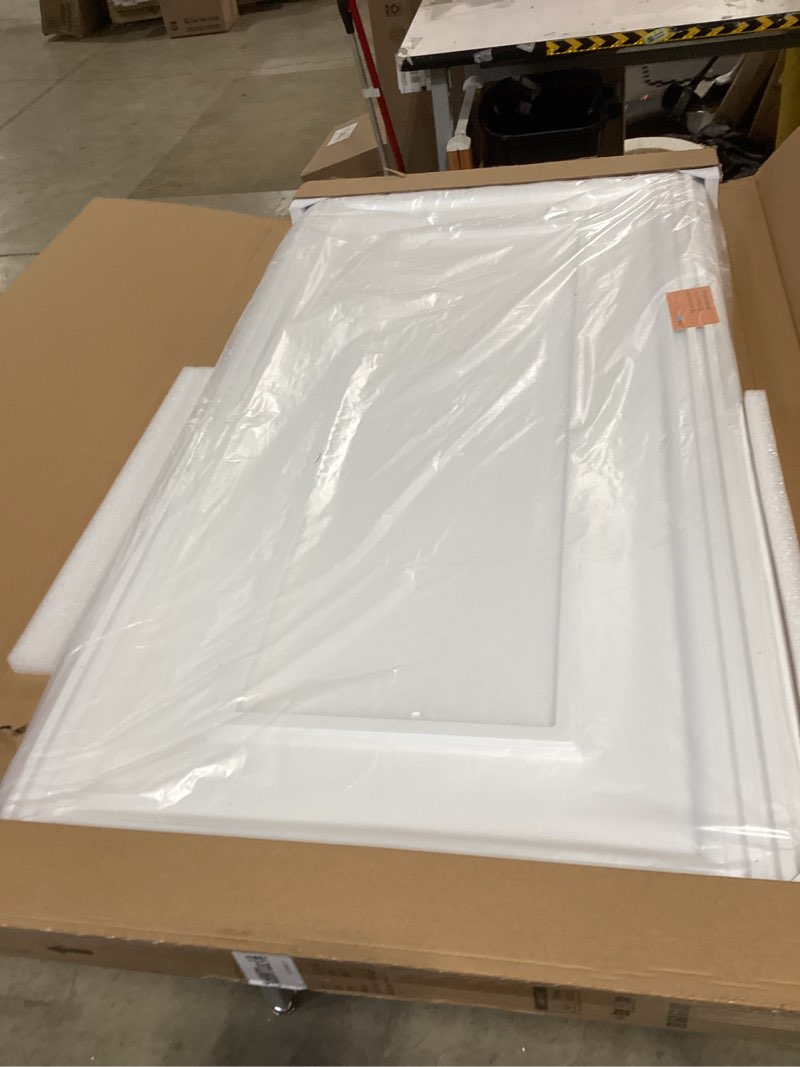 Condition photo showing New/Like New for art3d drop ceiling tiles, 24x48in. white (12-pack), polyvinyl chloride (pvc), glue down 24"x48" white 12