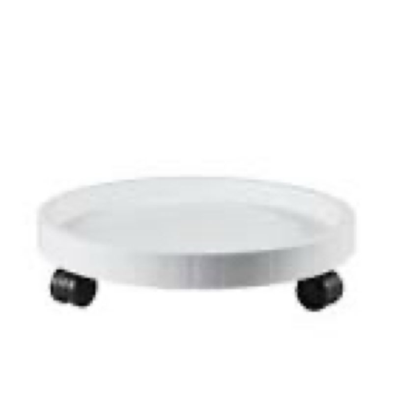 nazkaen 17.5 inch planter caddies rolling saucer caddy with wheels, heavy duty wheeled stand for pot