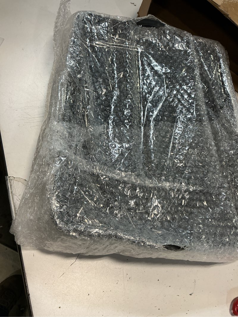 Condition photo showing New/Like New for 6 Pcs Serving Trays with Handles Trays for Eating 16 x 11 Inch Multi Purpose Plastic Tray Rectangular Anti Skid Decorative Food Tray for Restaurant Breakfast Countertop Party Kitchen (Black)