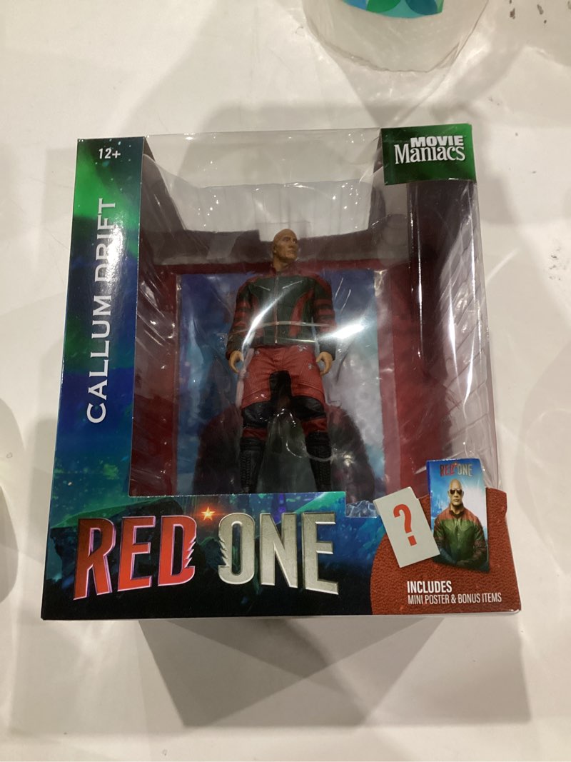 Condition photo showing New/Like New for McFarlane Toys - Red One Callum Drift 6in Posed Figure