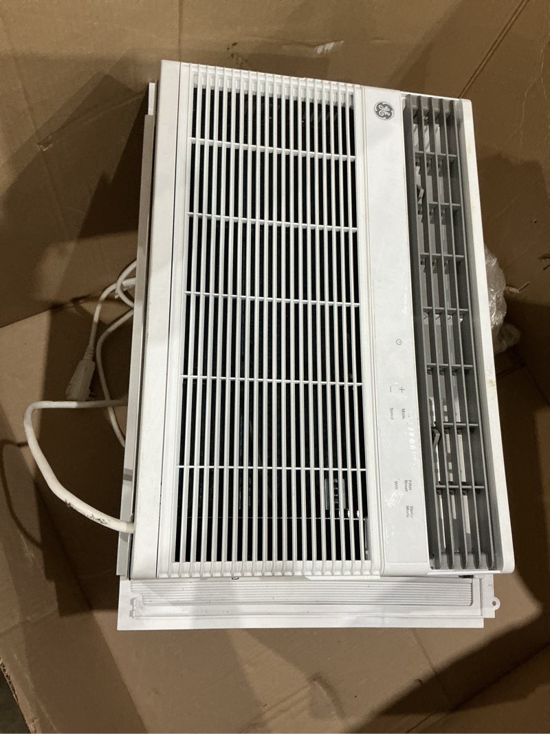 Condition photo showing As Is for ge ge 10000 btu smart electronic window air conditioner for medium rooms up to 450 sq ft