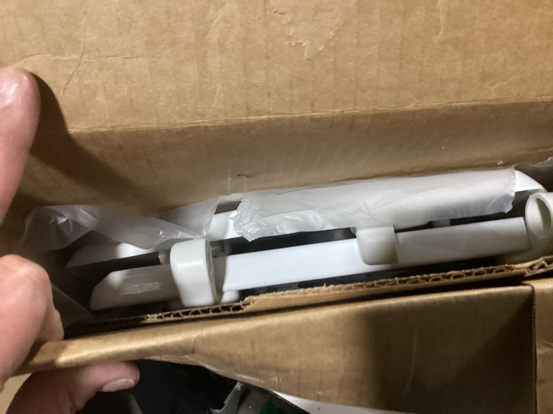 Condition photo showing As Is for mayfair 1847slow 000 kendall slow-close  removable enameled wood toilet seat that will never loosen  1 pack elongated - premium hinge  white