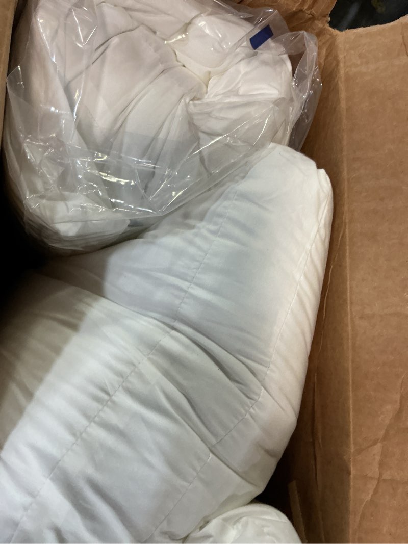 Condition photo showing Good Condition for casper sleep essential pillow 2-pack, standard size – medium soft feel, down-alternative fill, supports side, back & stomach sleepers standard essential pillow two pack