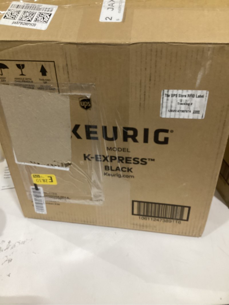 Condition photo showing As Is for Black Keurig