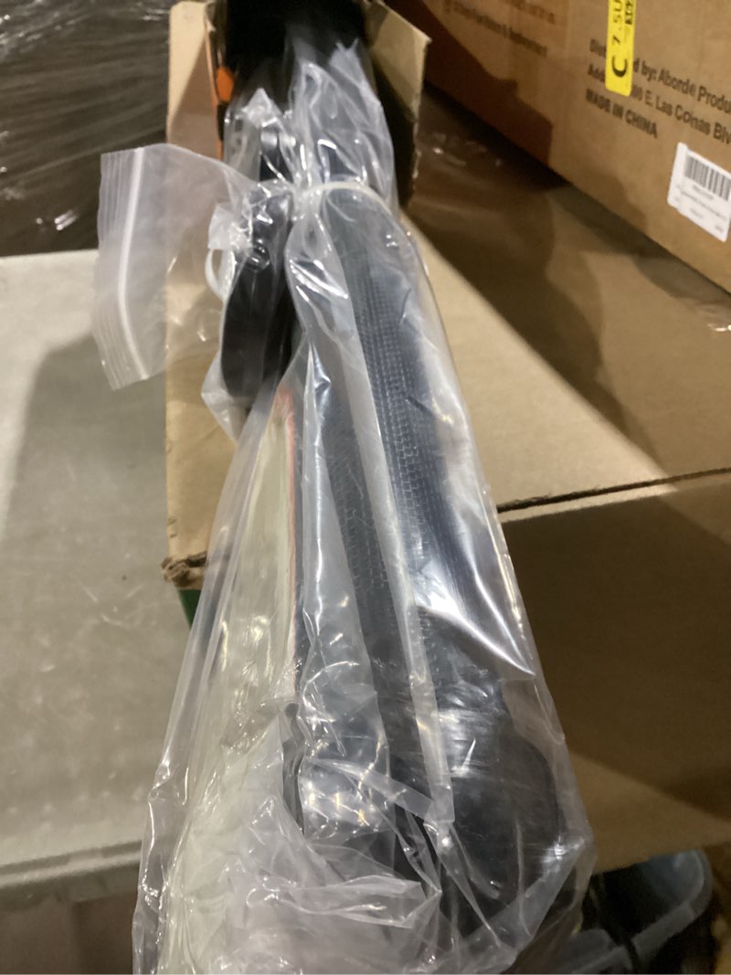 Condition photo showing New/Like New for veraste retractable baby gate for doorways and stairs, mesh safety gate for pet, indoor & outdoor use, one-hand operation, easy installation, 33.6" tall, expands to 55" wide?black,33.6"x55"