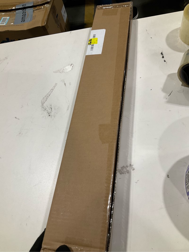 Condition photo showing Good Condition for LazBlinds No Tools No Drill Cordless Cellular Shades, Blackout Light Blocking Honeycomb Shades for Home, Thermal Insulation Blinds for Windows, 27" W x 48" H, White Blackout-white 27" W x 48" H