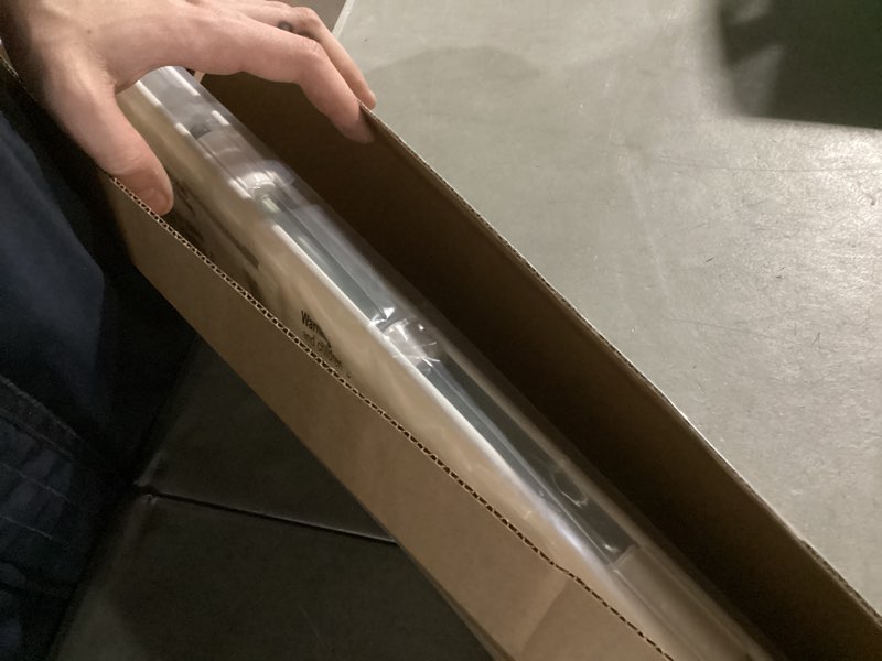 Condition photo showing New/Like New for Light Filtering Cordless Cellular Shades, Honeycomb Blinds for Indoor Windows, for Window Size 24" W × 64" H White Light Filtering White 24" W × 64" H