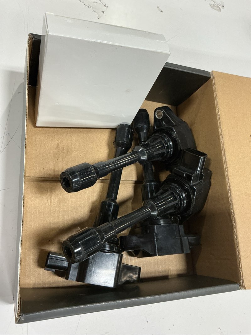 Condition photo showing Good Condition for Set of 4 Ignition Coil Pack and Spark Plugs Fits for 2007 2008 2009 2010 2011 2012 2013 Nissan Altima Versa Sentra Rogue Cube NV200 2.5 1.8 1.6 2.0 L4 Spark Plugs Coil Packs Replaces# UF549 & 9029