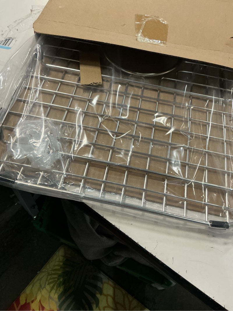 Condition photo showing New/Like New for Serene Valley Sink Bottom Grid 22" X 13", Centered Drain with Corner Radius 2", SVM2213C