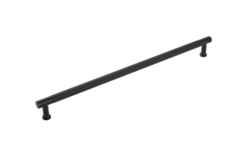  Belwith Keeler B079412 Verge 18  Center To Center Knurled Bar Appliance Handle / Appliance