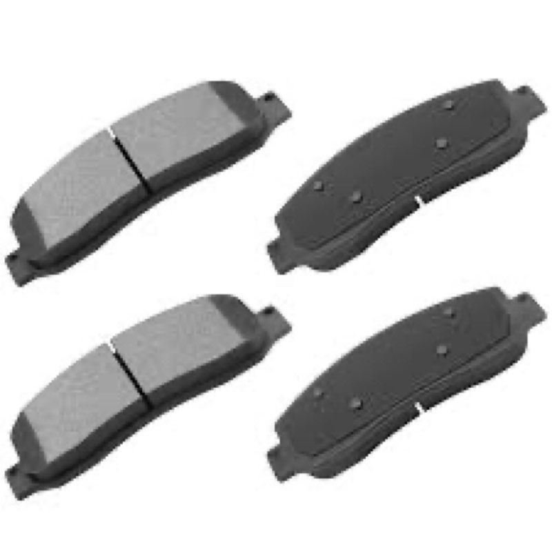 cciyu D1069 Ceramic Front Brake Pad Set Fit For 2005-2011 For Ford For F-250 Super Duty,2005-2012 Fo