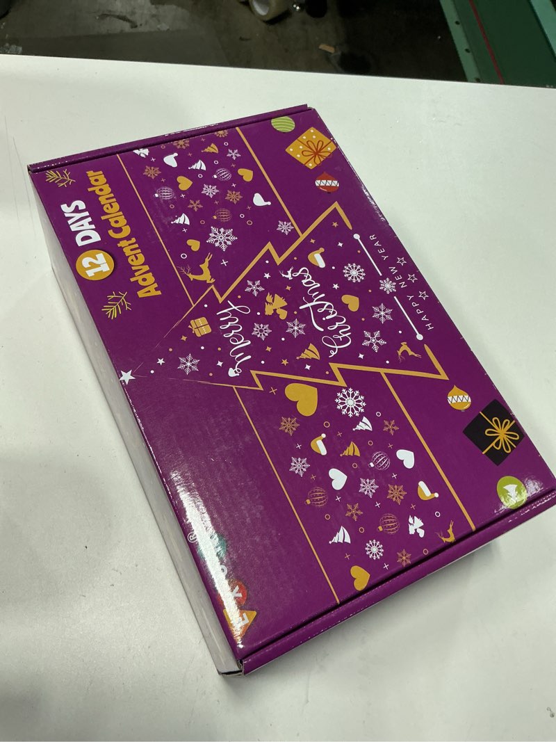 Condition photo showing New/Like New for Advent Calendar 2025-12 Days of Christmas Advent Calendar for Women, Mom, Wife, Girlfriend, Sister, Her - Unique Lavender Spa Gifts Basket Set Includes Coffee Mugs, Scented Candle, Bath Salt, Soap