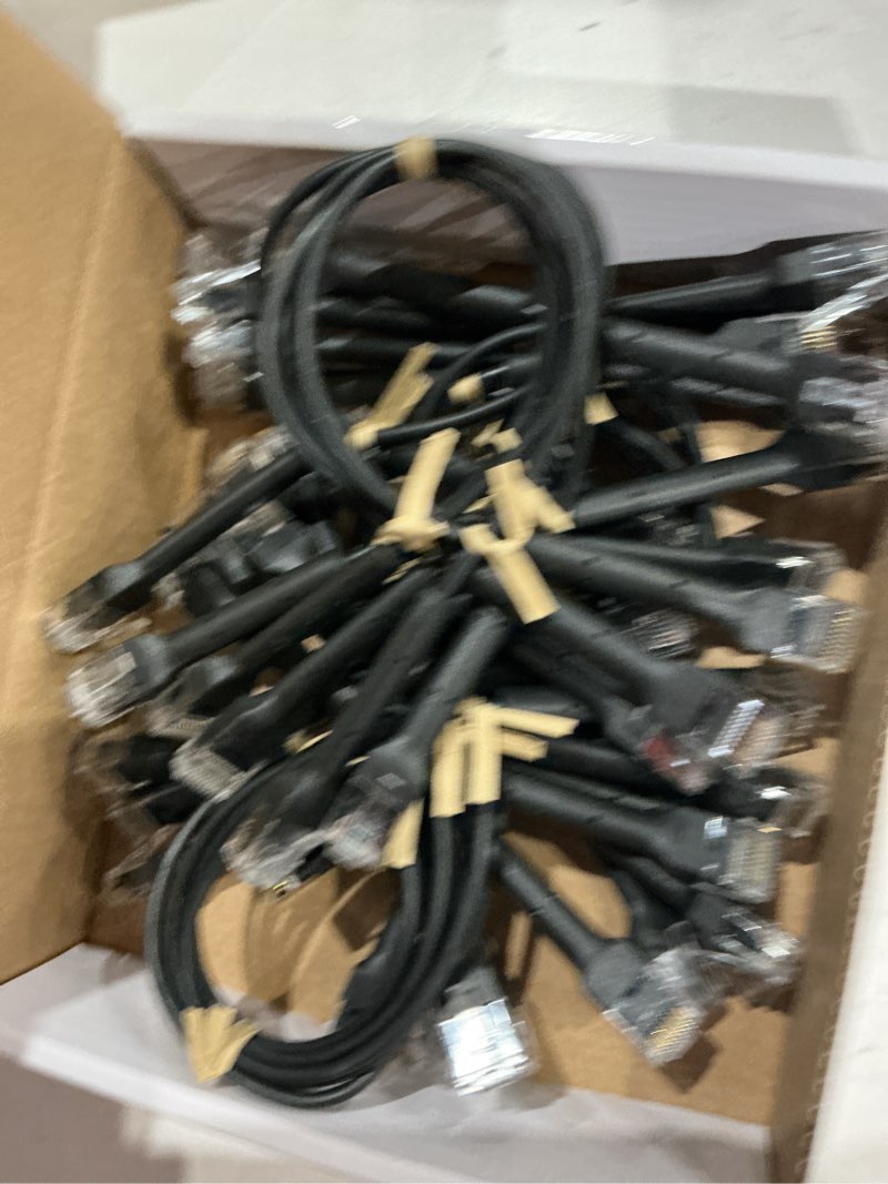 Condition photo showing Good Condition for everest ultra slim cat6a ethernet patch cables 1ft (24-pack) black - 10gb cat 6a patch cable - bendable, flexible & thin ethernet cable - space saving 32awg 550mhz cat6a cables - 100% copper wires 1ft 24-pack black