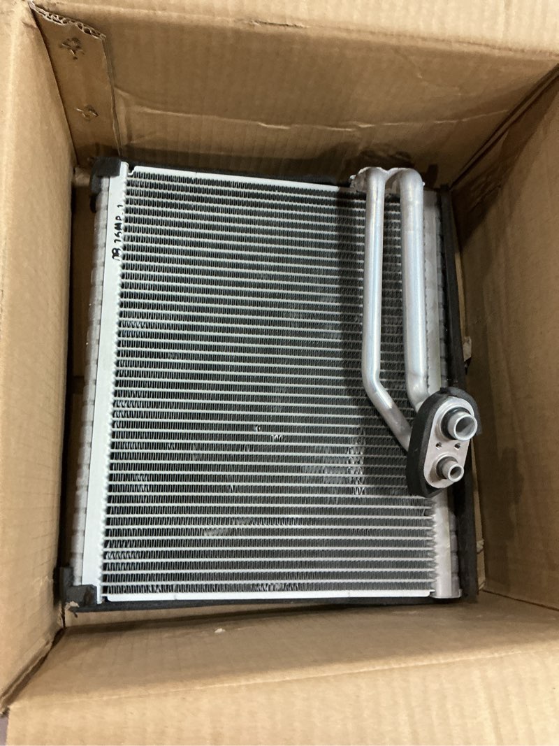 Condition photo showing As Is for a-premium air conditioning condenser compatible with jeep wrangler | for jeep wrangler 2007-2011 v6 3.8l manual transmission ac condenser, replace# 55056726aa, parallel flow aluminum core