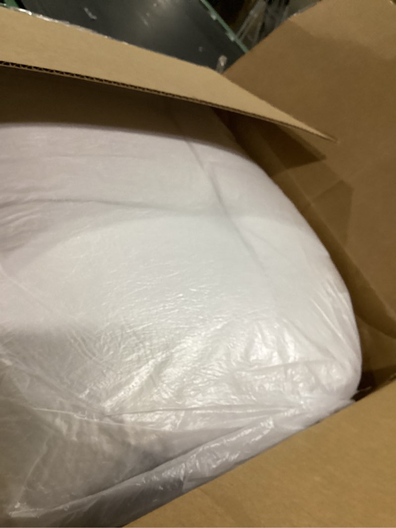 Condition photo showing Good Condition for danghoogy wicker chair cushions, waterproof outdoor loveseat cushions for patio furniture, 3 pieces wicker furniture cushions, 1 loveseat and 2 u-shaped cushions, cream cream wicker chair cushion