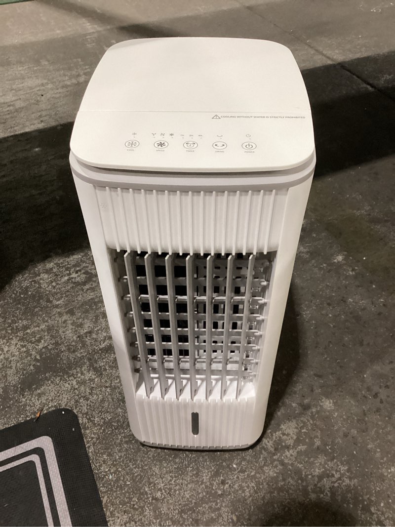 Condition photo showing Good Condition for 25" Windowless Air Conditioner with Double Tanks for 16H Cooling, 25ft Remote & Timer,3-IN-1 Evaporative Air Cooler for Room, 90° Oscillation, 30dB, 3-Speed Swamp Cooler Air Conditioner Portable