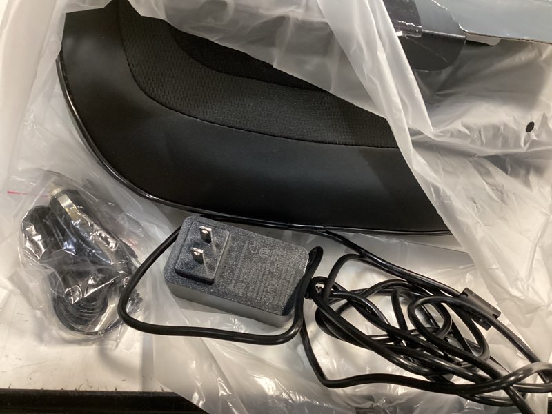 Condition photo showing Good Condition for up & down shiatsu back massage with heat –external adjustable cushion pad, 3d kneading massage pillow for lower back, neck, shoulder, leg pain relief deep tissue for office, chair & home (black)