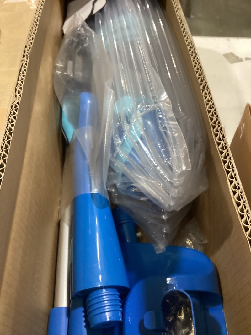 Condition photo showing Good Condition for cordless pool vacuum for inground & above ground pools: 23.8 gpm powerful stable suction, telescopic pole up to 90.6", 60-min runtime, extra-large filter & rechargeable pool cleaner for spas/hot tubs
