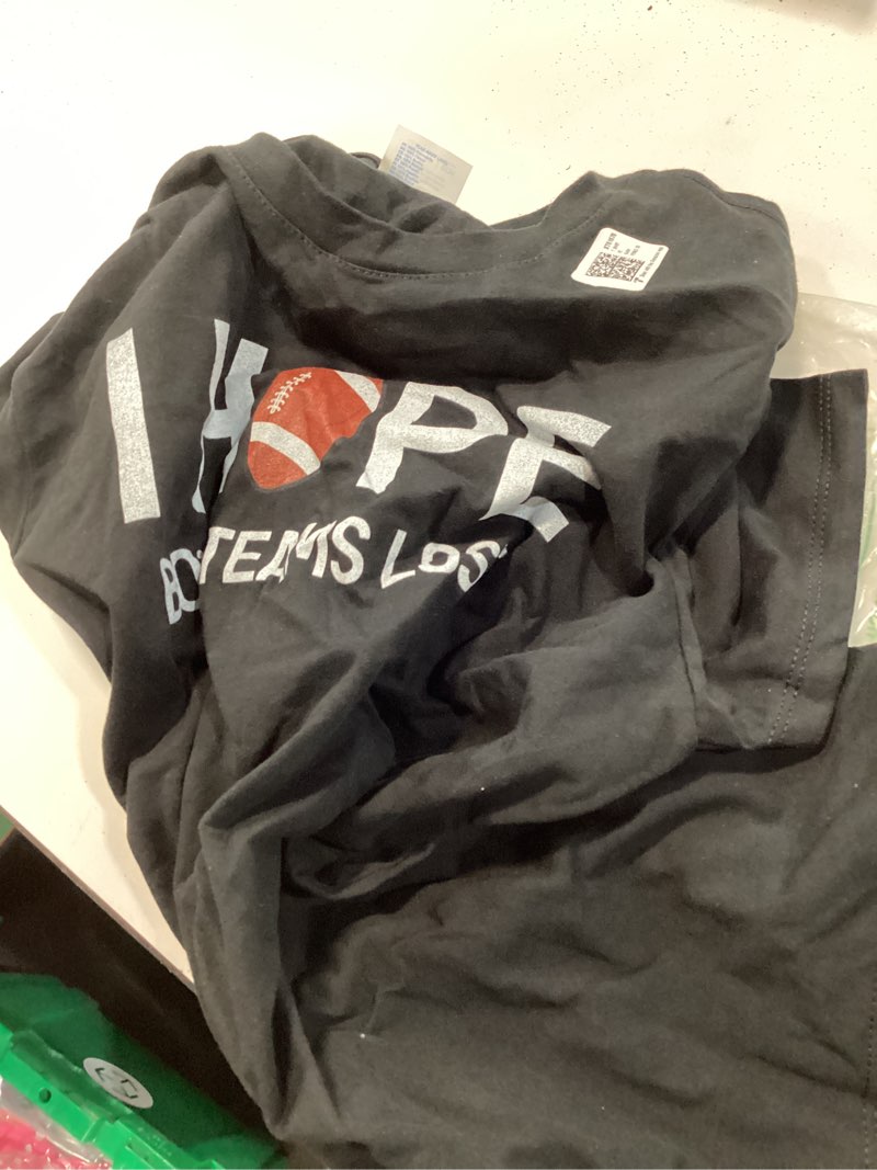 Condition photo showing Good Condition for i hope both teams lose - funny football design t-shirt
