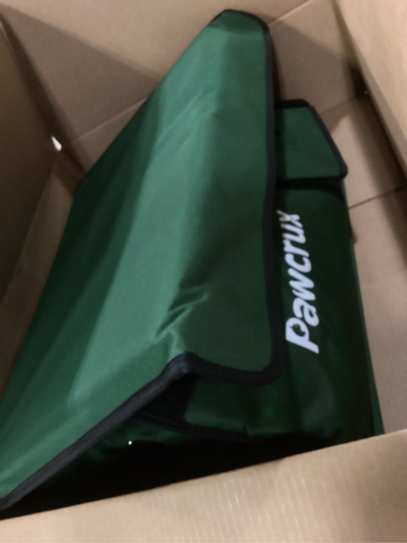 Condition photo showing Good Condition for Weatherproof Heated Cat House for Outdoor in Winter, Heated Cat Bed Kitty Shelter with Cat Heating Pad, Insulated & Safe Escape Door, Warm Home for Outside Stray Cat Green 13"x16"x14"
