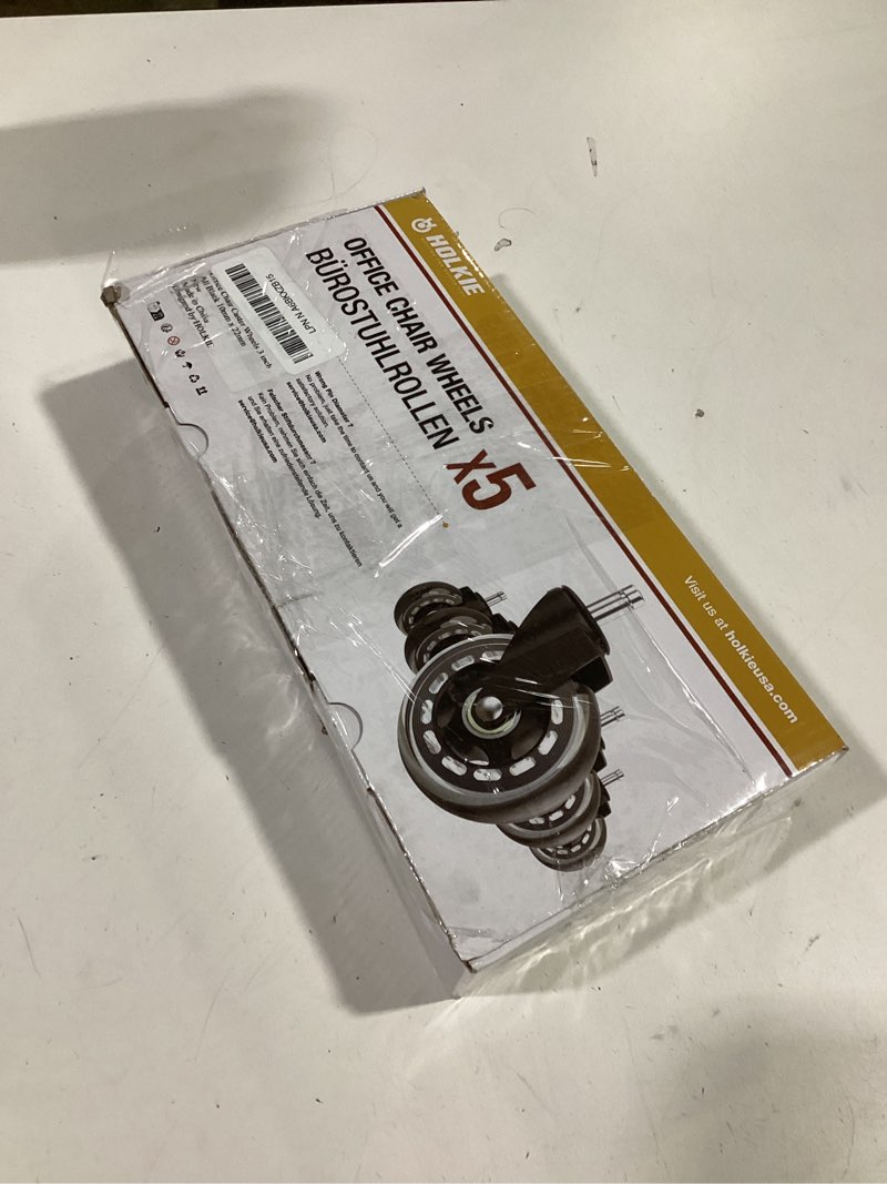 Condition photo showing Good Condition for HOLKIE Office Chair Wheels Roller Blade Casters Computer Gaming 3 Inch, Replacement Rubber Wheels-Se