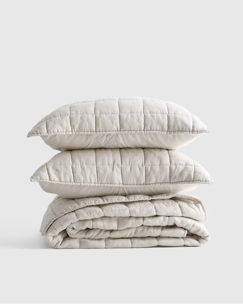 european linen box quilt set full queen