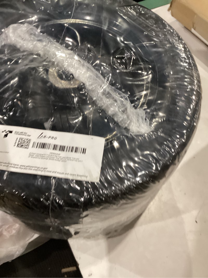 Condition photo showing Good Condition for ar-pro (2-pack) 11x4.00-5 flat free tire and wheel, universal 11x4-5 solid smooth tractor turf tire with rim, 3.4" centered hub and 3/4" & 5/8" bushing, for zero turn mowers and riding lawn mower 11 x 4.00-5" flat-free black(smooth tread)