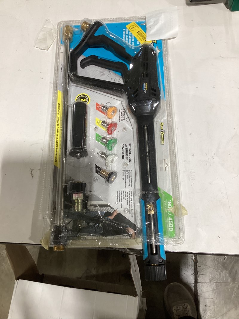 Condition photo showing Good Condition for surfacemaxx pro 4500-psi plastic pressure washer spray gun kit