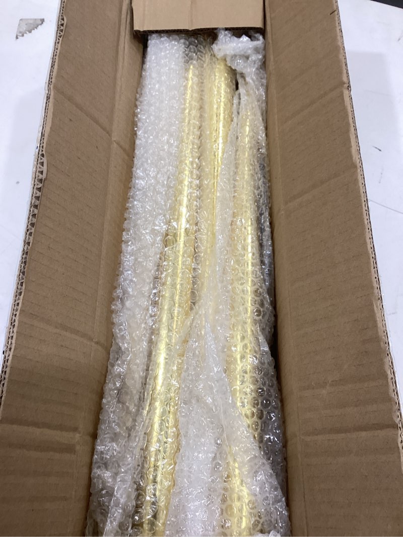 Condition photo showing Good Condition for osring 22 inch furniture legs gold round tapered metal table leg, slant cabinet furniture feet hardware for coffee table, 4 pack