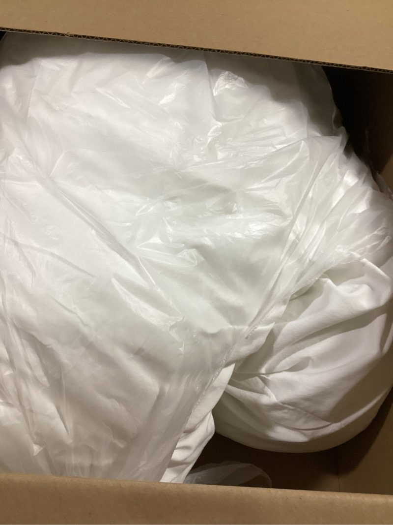 Condition photo showing Good Condition for utopia bedding duvet cover twin size - 2 piece with zipper closure - 1 comforter cover 68x90 inches & 1 pillow sham 20x26 inches (white) comforter not included white twin/twin xl