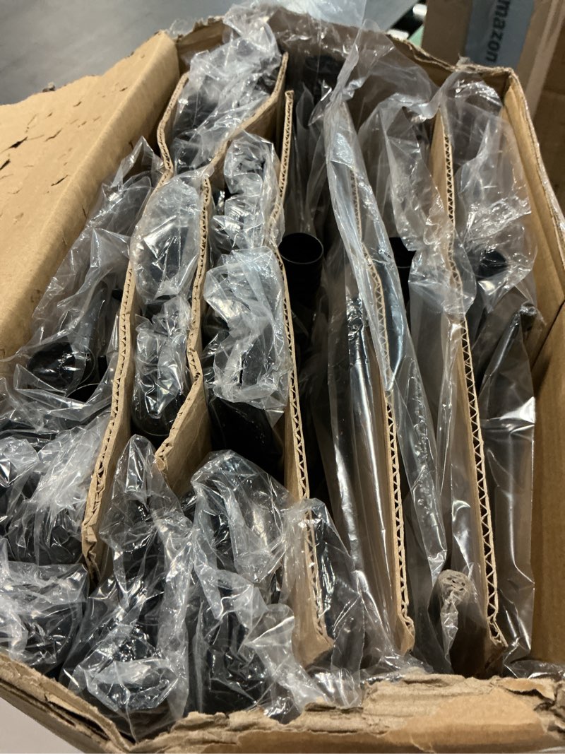 Condition photo showing Good Condition for 6 Pack 9FT String Light Poles for Outdoor,Metal Lights Hanging Pole Outside with Fork,Light Stand for Patio, Pergola, Garden, Backyard, Yard, Camping Party