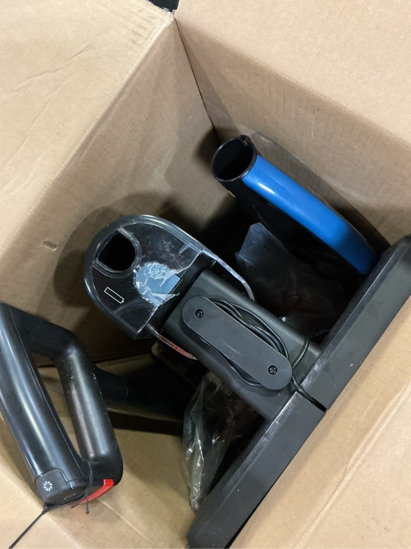 Condition photo showing As Is for shark | wet dry vacuum cleaner | vacuum and mop combo | hydrovac messmaster | 3-in-1 self-cleaning + powerful suction | 2 brushrolls & 2 solutions included | hardwood floor & area rug cleaner | aw261 cordless w/ premium